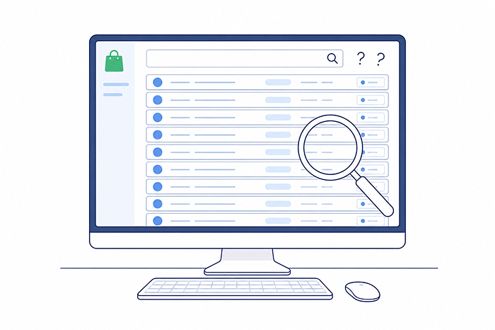Shopifyで注文情報を探すのが面倒