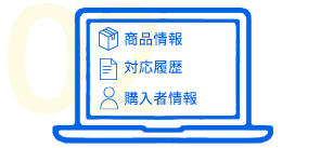 FAQ・履歴の登録